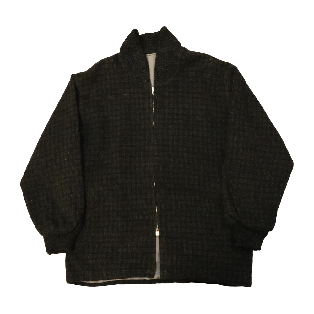Vintage Whit Snow 50s Car Club Plaid Zip-Up Jacket Size L